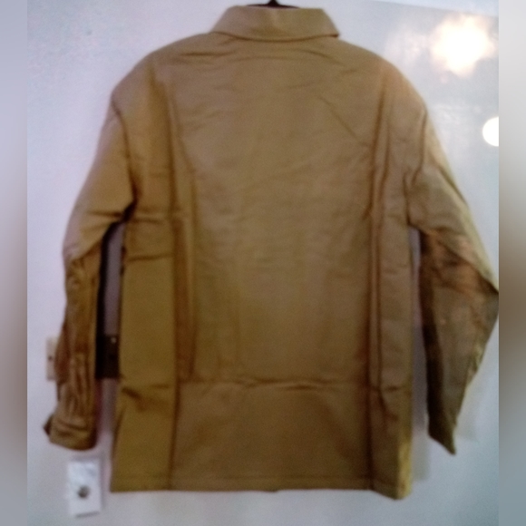 NWT BP 100% COTTON EXTERIOR QUILTED BUTTON UP SHIRT JACKET STADIUM JACKET - Picture 5 of 12